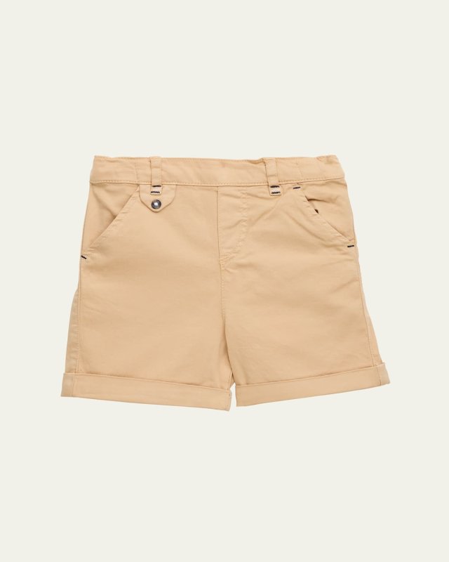 Boy's Solid Shorts, Size 6M-4